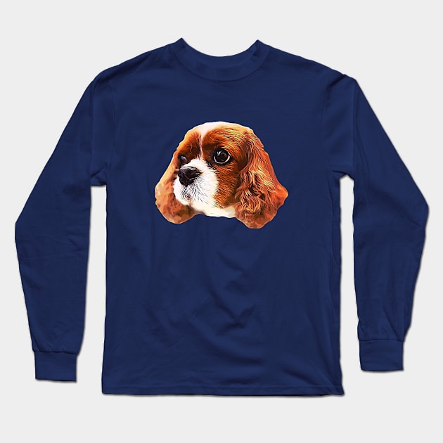 Cavalier King Charles Spaniel - Most Beautiful! Long Sleeve T-Shirt by ElegantCat